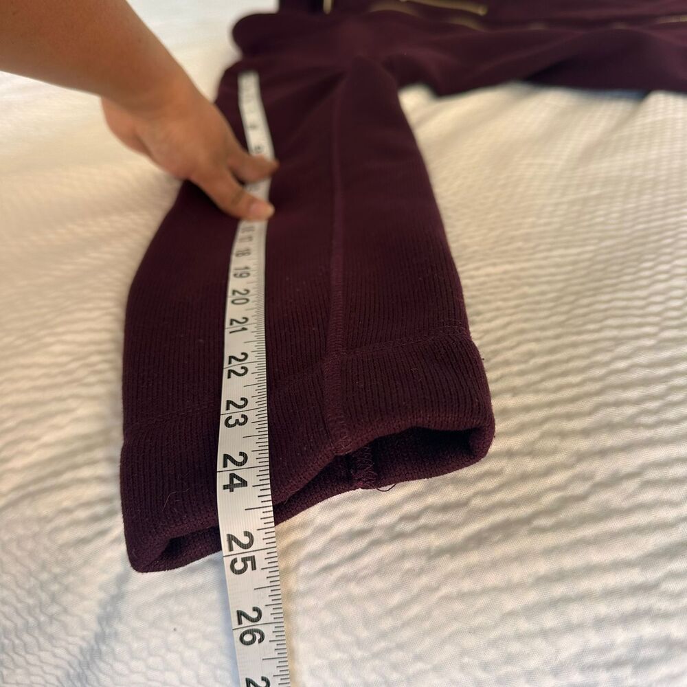 Calvin Klein Women's Full-Zip High Neck Fleece Jacket Purple Sweater Size L - Picture 4 of 9
